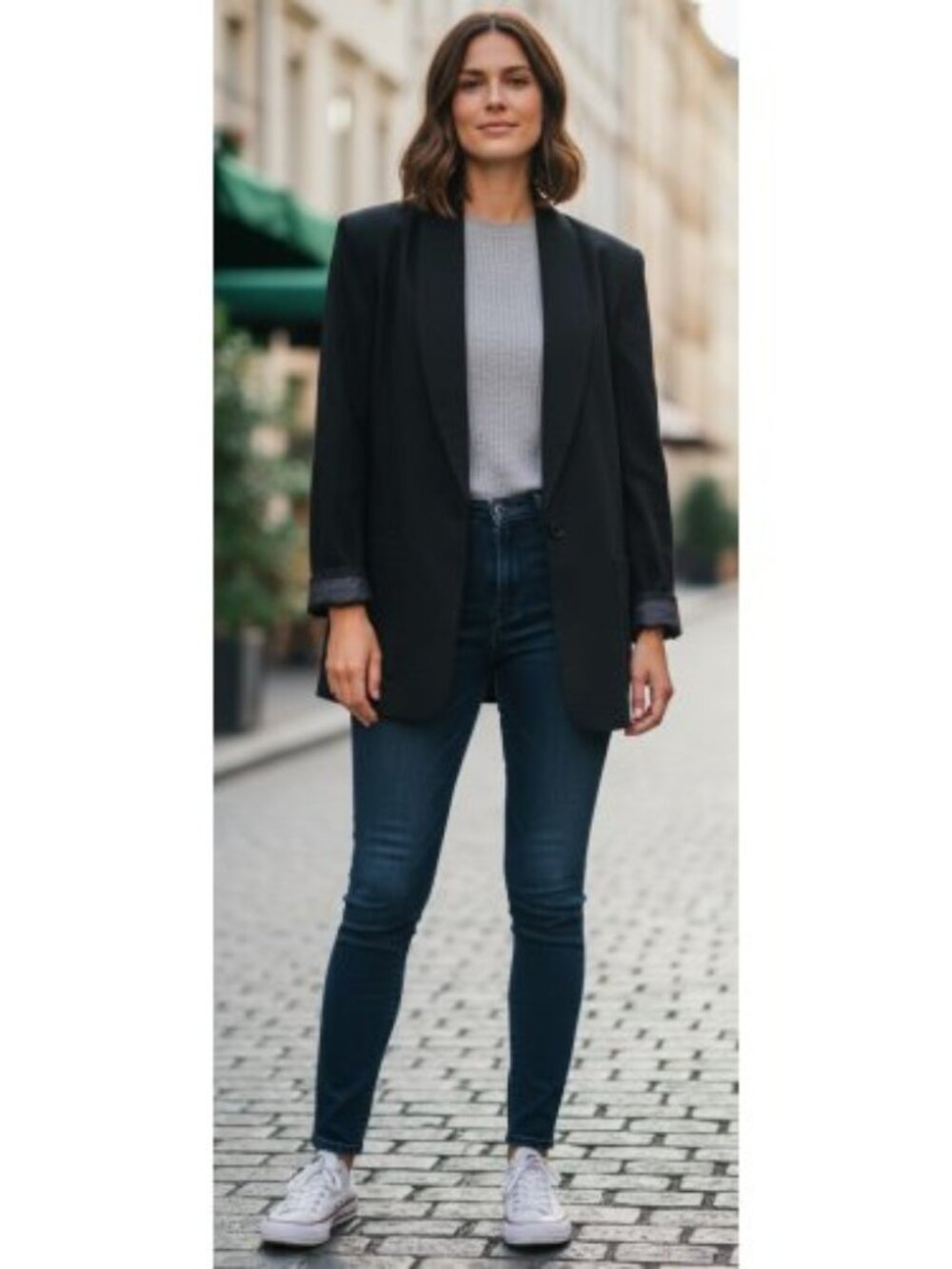 JORDAN ROSS Black Blazer Jacket Ladies Medium